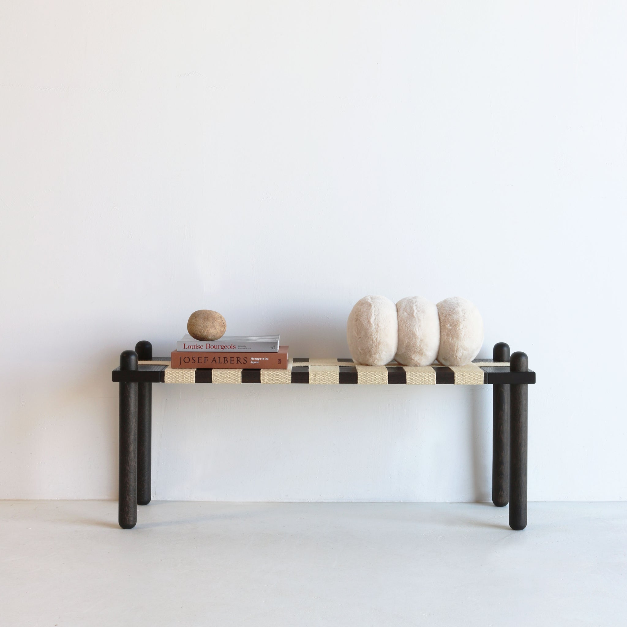 CAPSULE BENCH ebonized oak | 44"