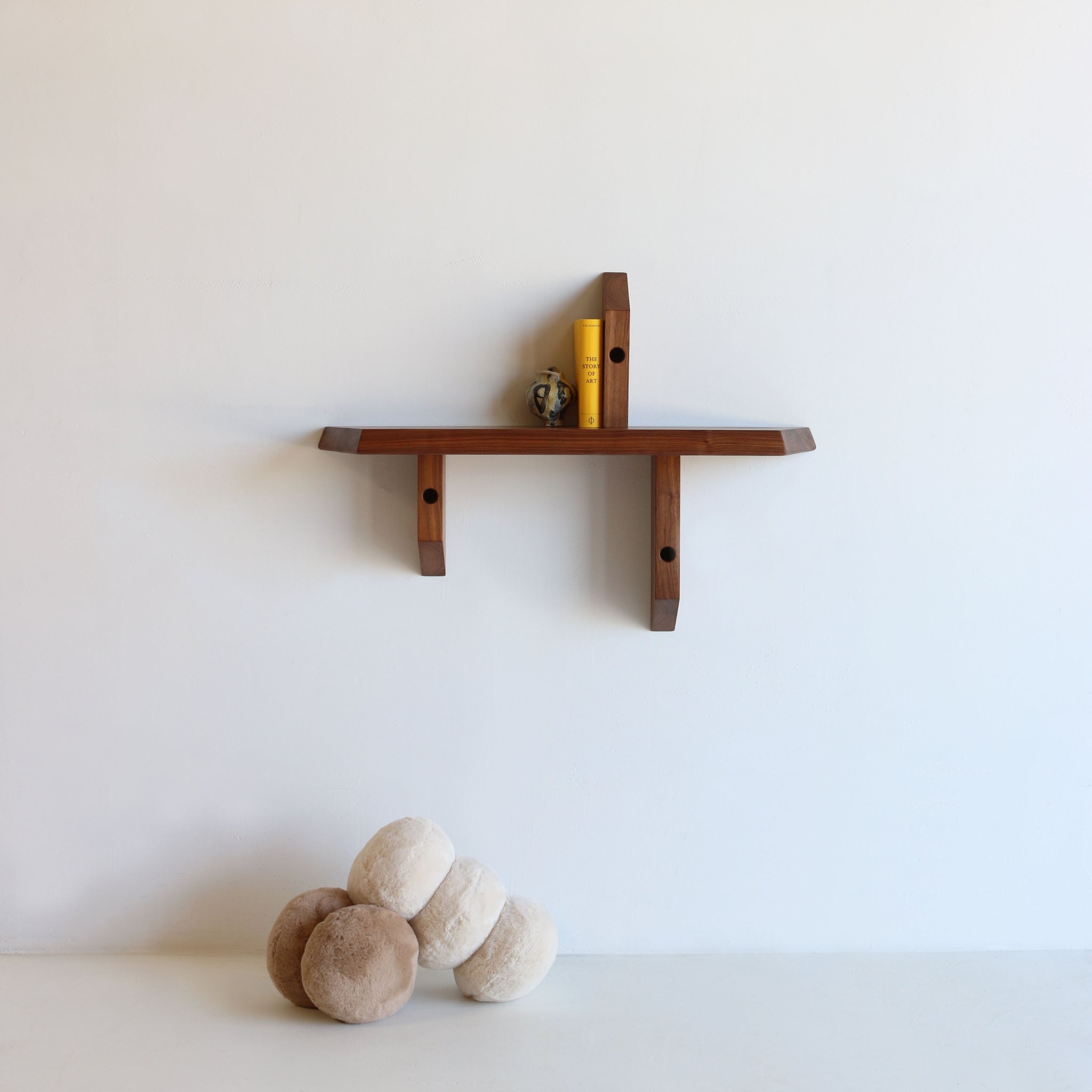 SLIGHT CONSOLE SHELF walnut | 36"