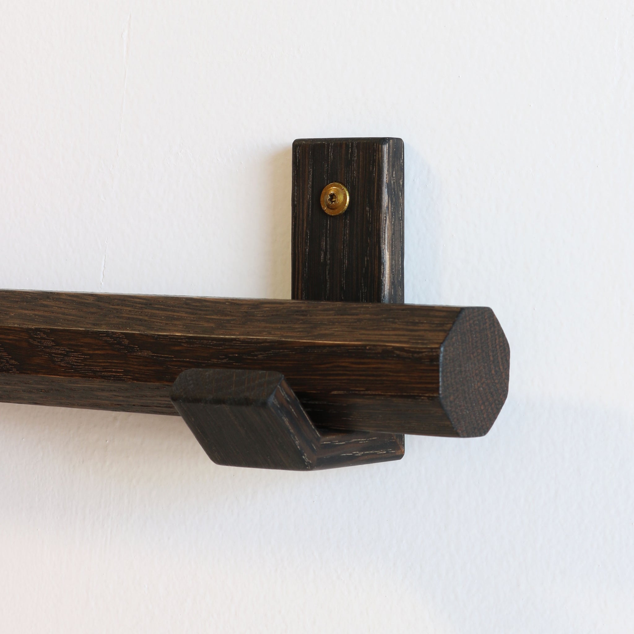 VERA DOWEL + BRACKETS ebonized oak