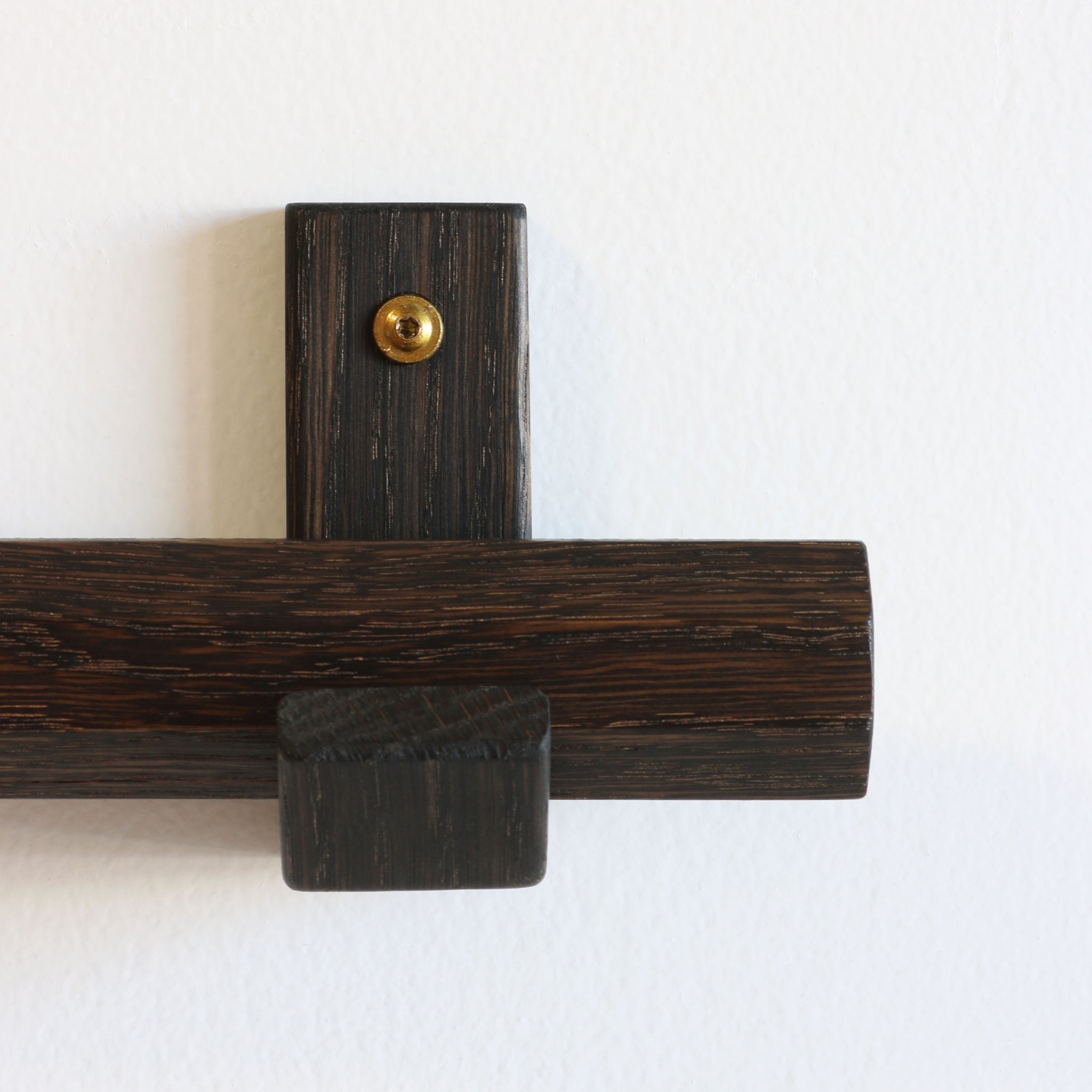 VERA DOWEL + BRACKETS ebonized oak
