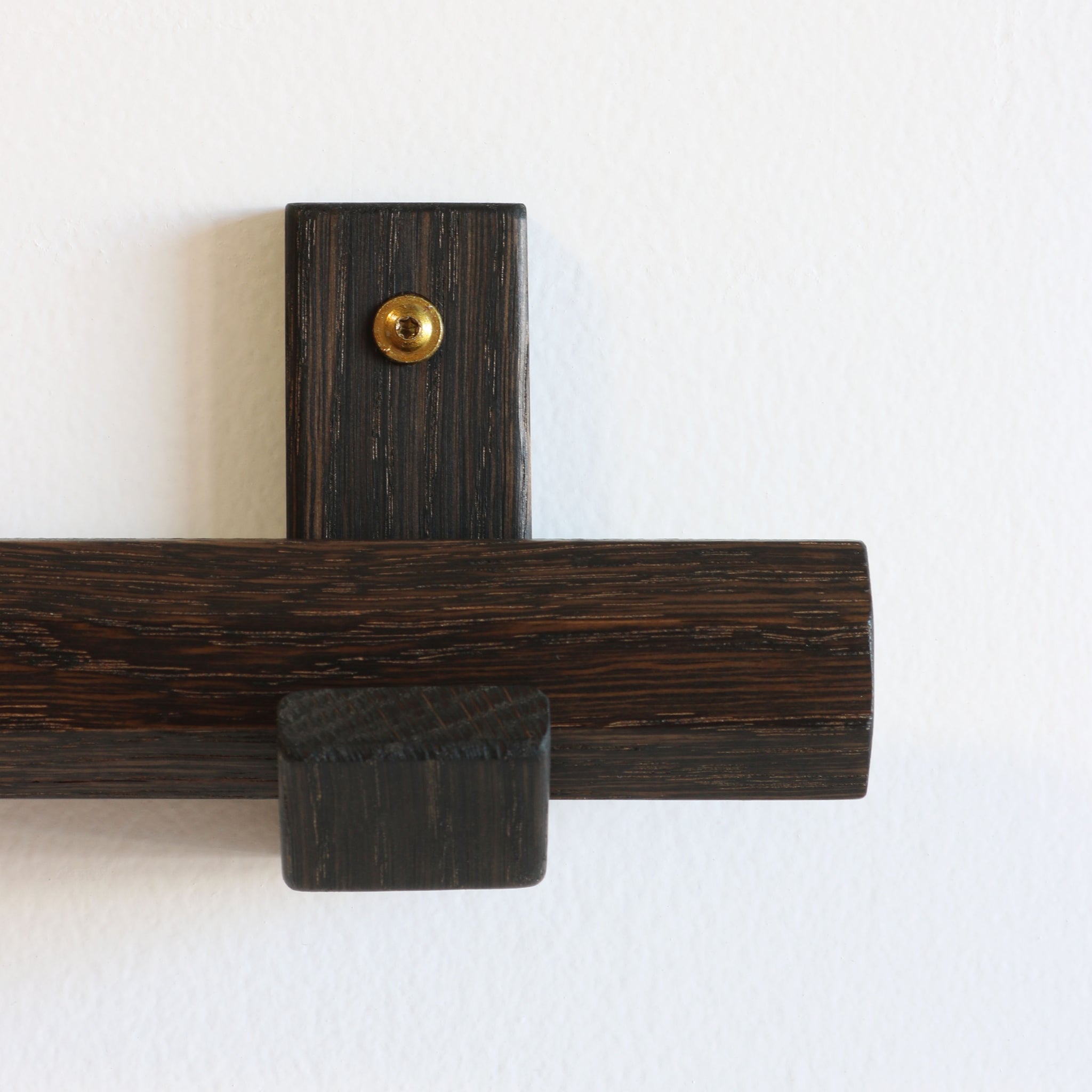 VERA DOWEL + BRACKETS  ebonized oak