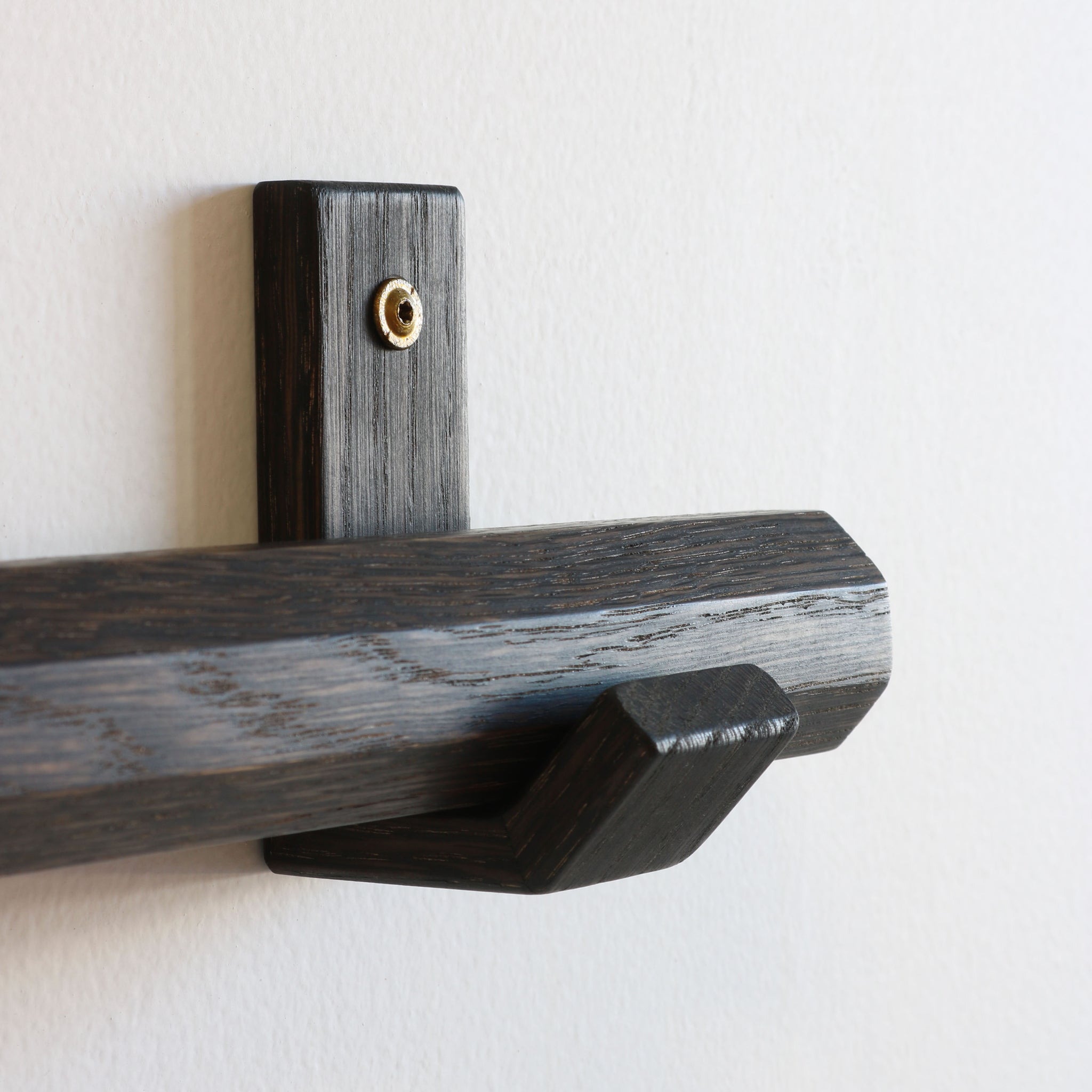 VERA DOWEL + BRACKETS  ebonized oak