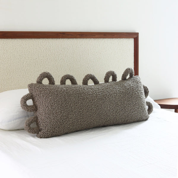 LOOPS PILLOW pewter